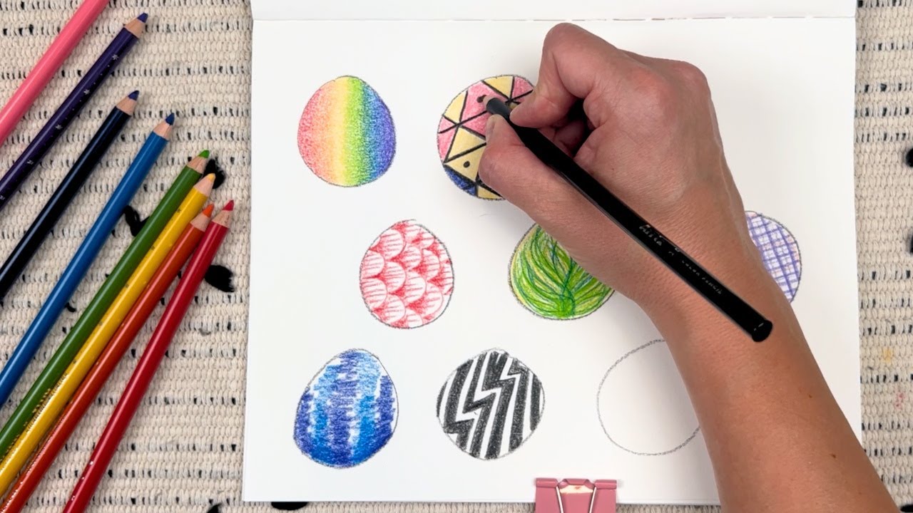 Colored Pencils & Mindful Doodles | Easy Sketchbook Meditation to Relax