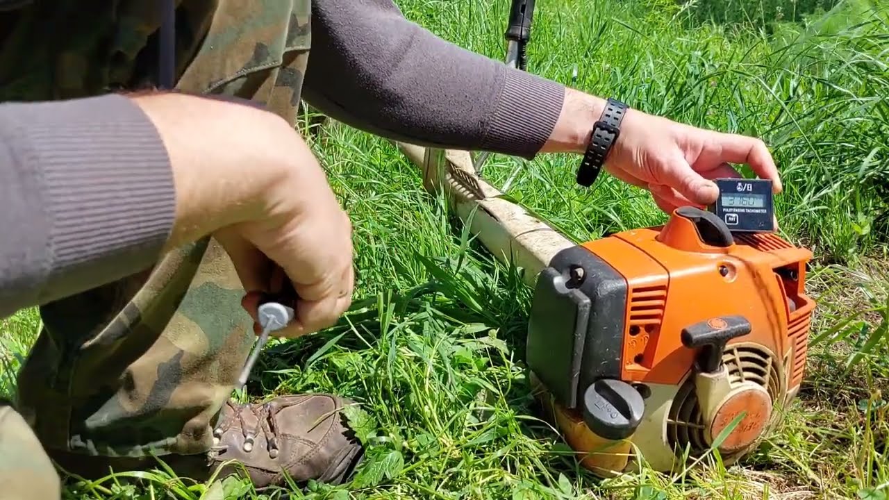 Ajuste de carburación desbrozadora Stihl FS480