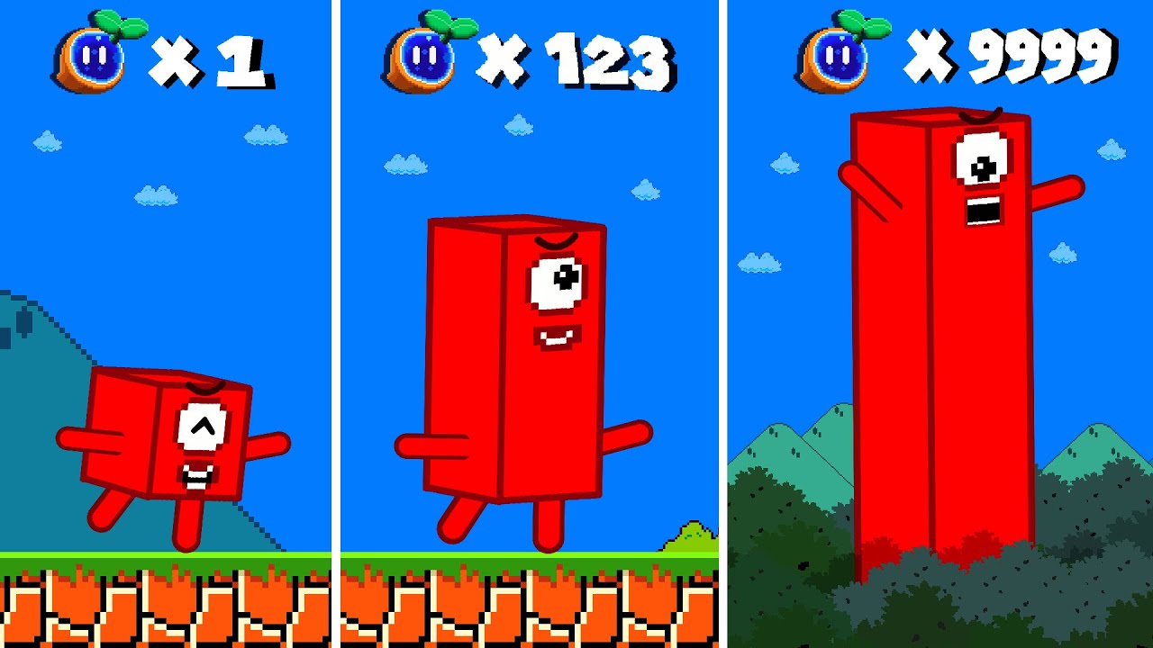 Finish The Pattern? Every Seed Makes Number 1 Height INCREASE in Mario Maze | Tallest Numbers!