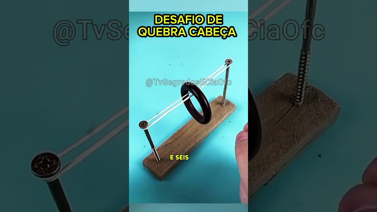 RESOLVENDO QUEBRA CABE&Ccedil;A #puzzle #charada #quebracabeca #enigma #truques