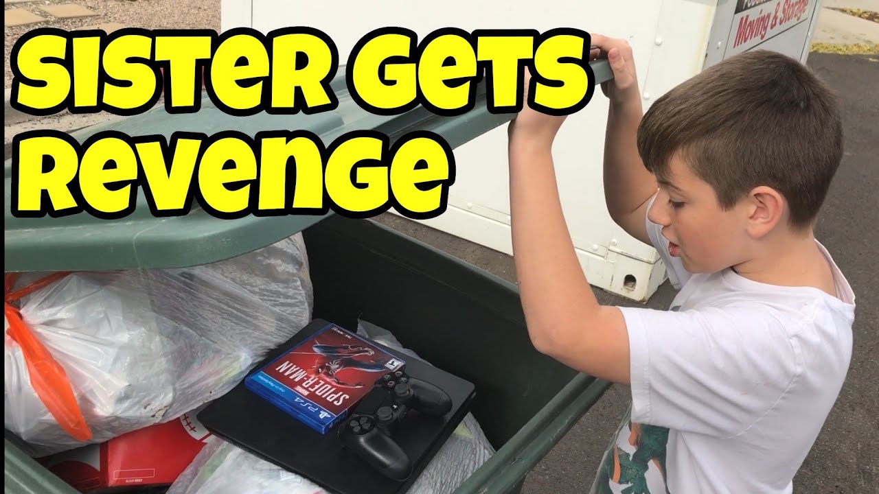 Kid Temper Tantrum Get NEW PS4 Thrown Away By Sister - Daddy Gets Glasses?