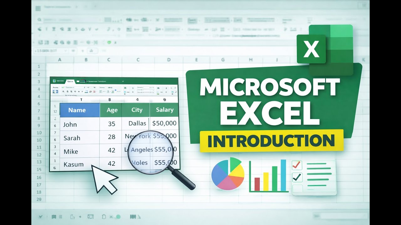Microsoft Excel Instruction Part | Excel Basics for Beginners