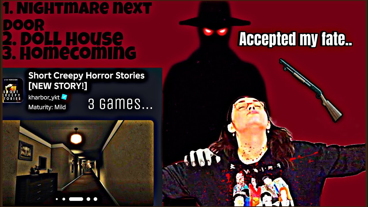 PLAYING 3 SHORT HORROR GAMES (Doesn’t End Well…)🥲🥲