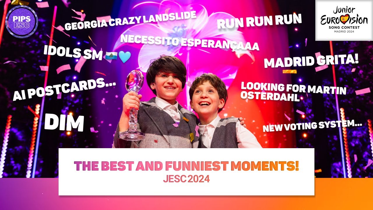 The BEST and FUNNIEST MOMENTS of Junior Eurovision 2024!