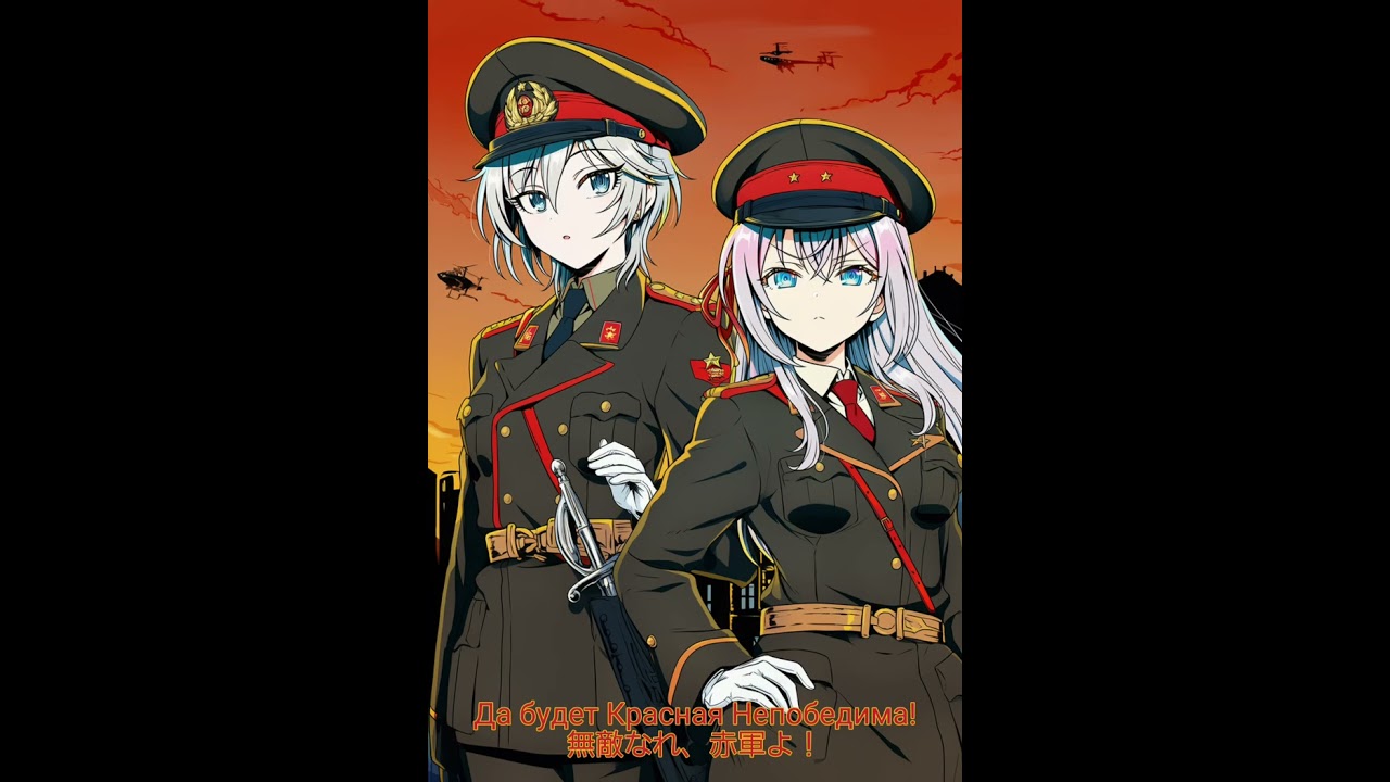 Любэ 赤軍に勝るものなし Красная Армия всех сильней【AIアーニャ&アーリャ】