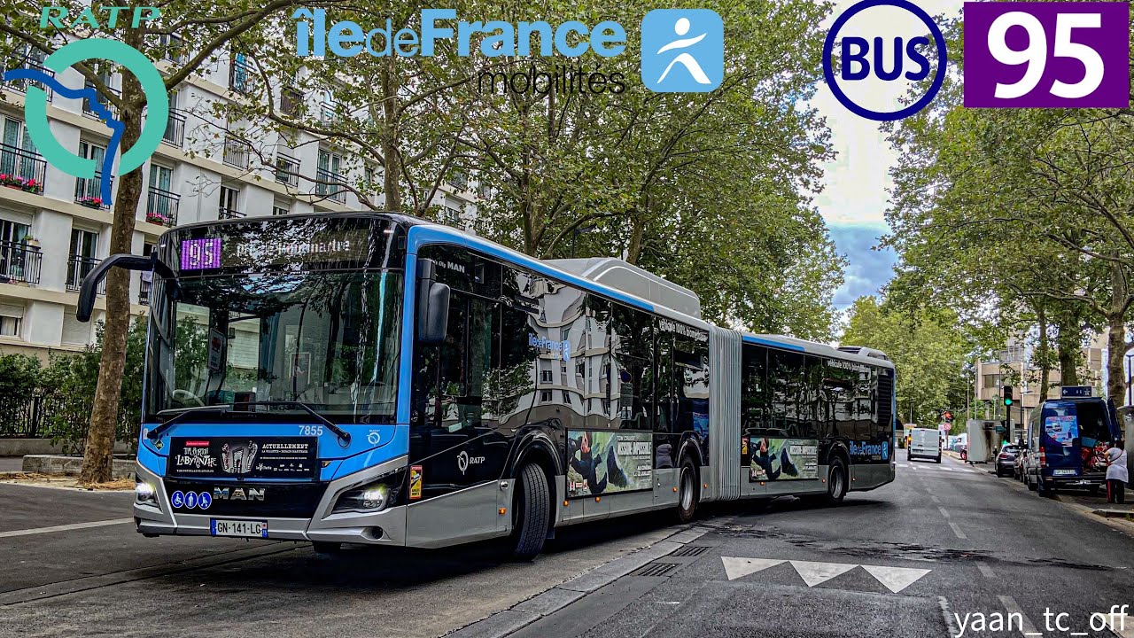 La mise en service des nouveaux Man Lion’s city 18 GNV  sur la ligne 95 FUUL KICKDOWN!!!!!!