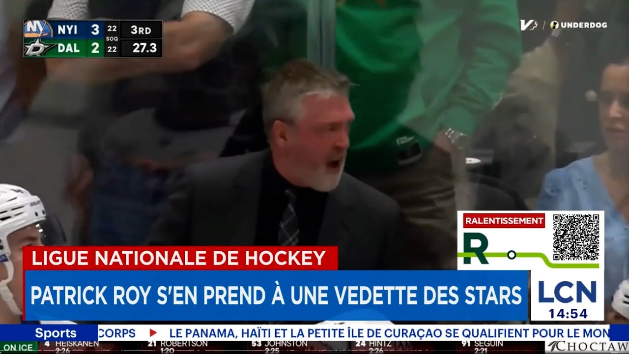 Patrick Roy furieux contre Rantanen: Michel Bergeron comprend sa colère