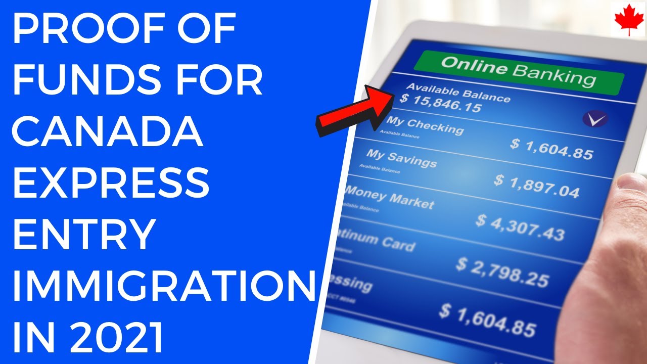 Proof of funds for Canada Express Entry Immigration in 2021 | Funds for Canada PR