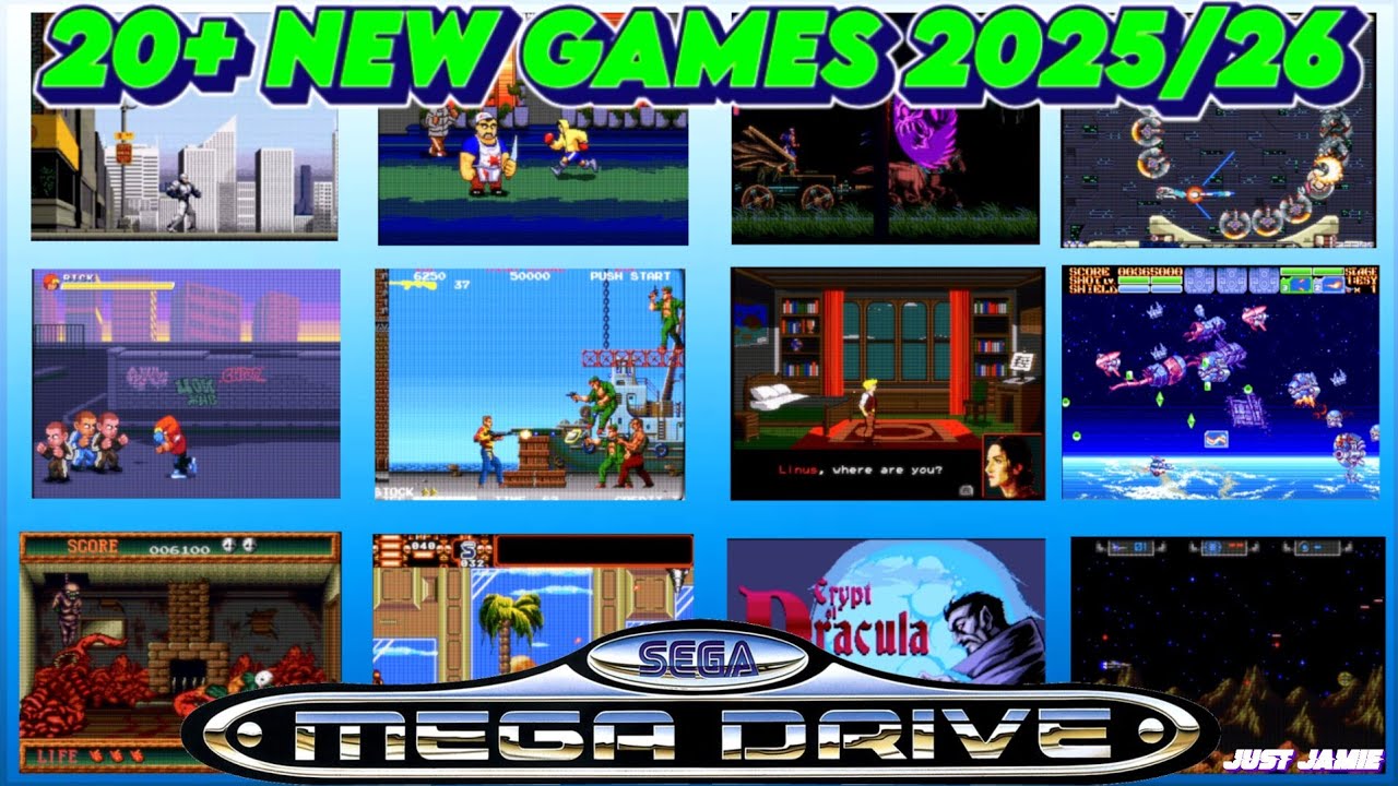 20+ New Mega Drive Games in Development 2025/2026 Part 2/2 (Time Stamps) #megadrive #segagenesis 