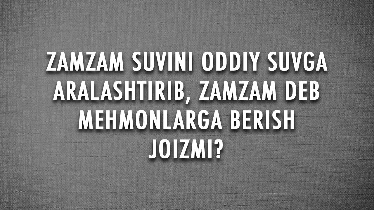 Savol-javob: 