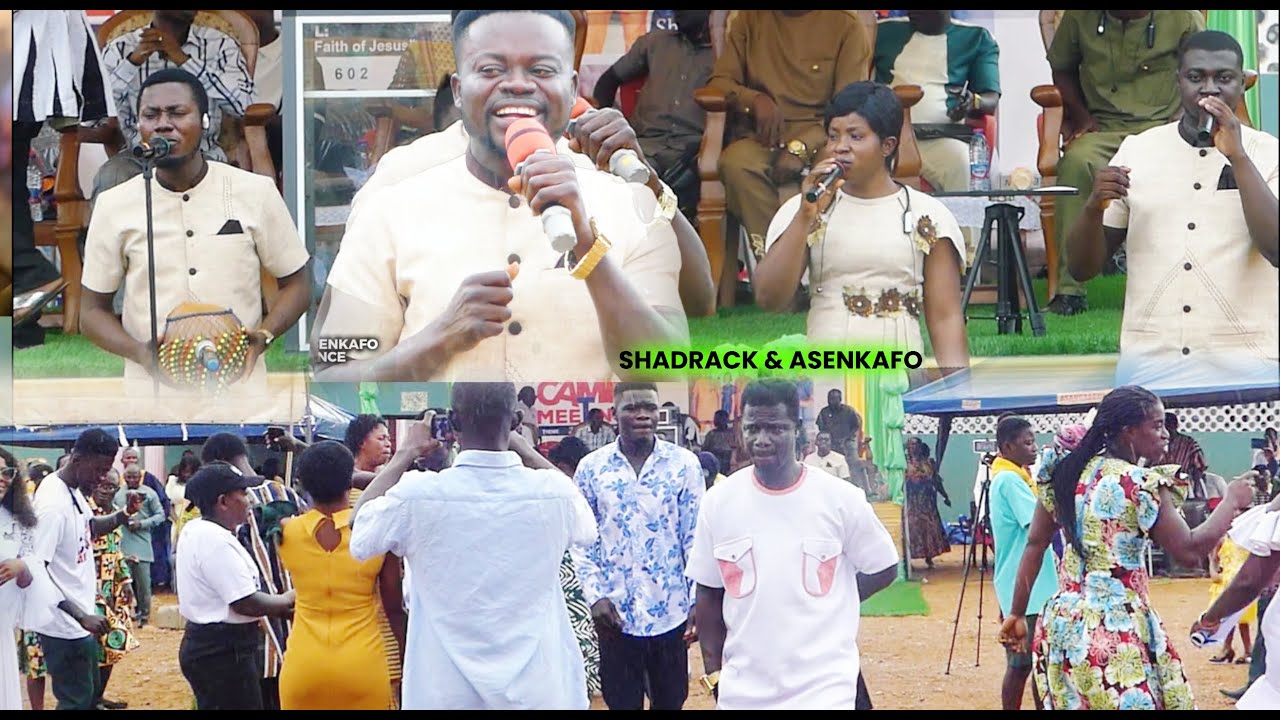 THE RAINS COULDN`T STOP THE SERVICE, SHADRACK & ASENKSAFOMADE ALL JUMP INTO THE RAINS
