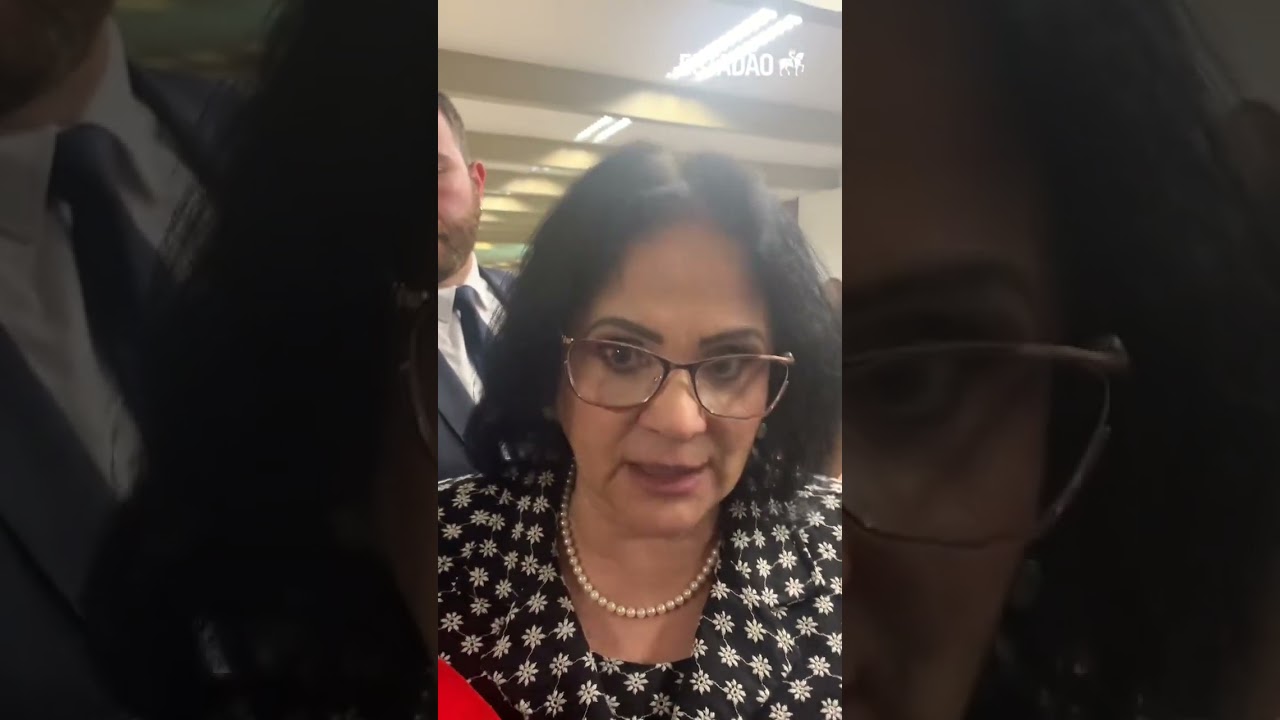 Damares Alves se irrita com pergunta sobre o povo Yanomami. 