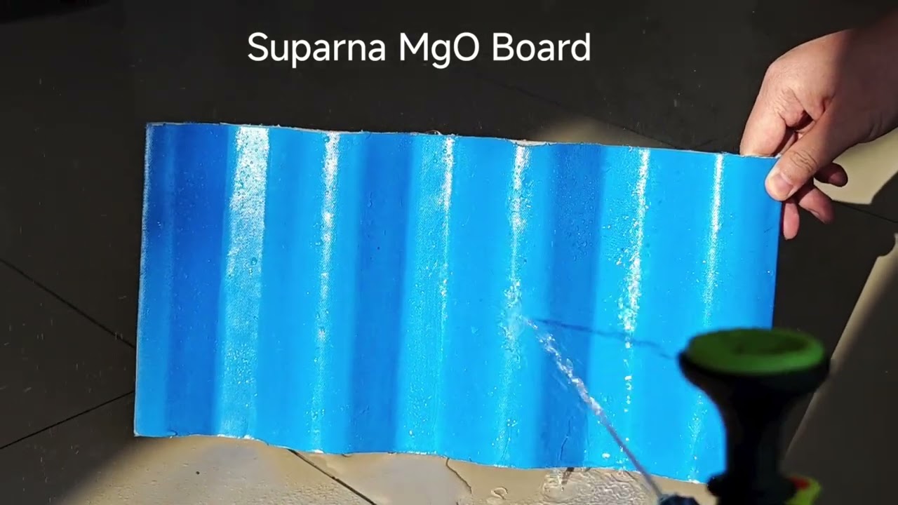 Waterproof Test on MgO Roofing Tiles | Fireproof, UV-Resistant, Anti-Aging