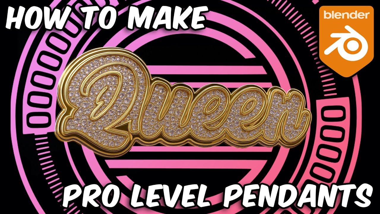 Make Realistic Diamond Pendants in Blender