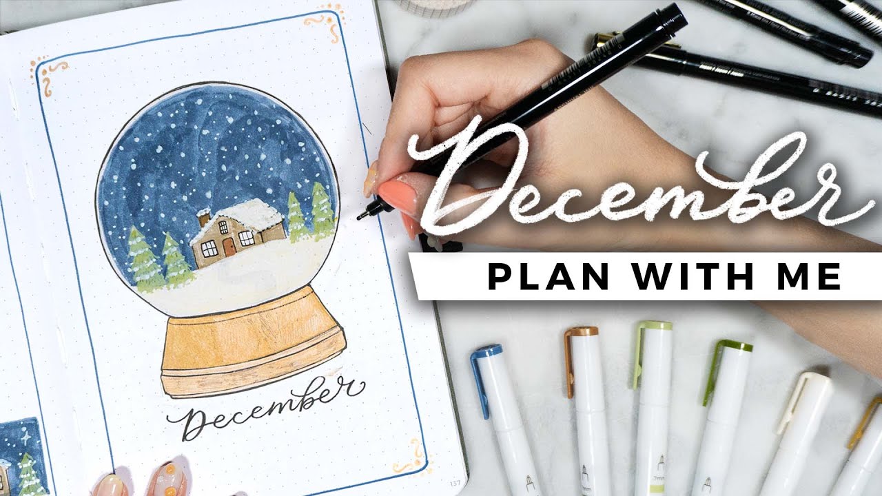 PLAN WITH ME | December 2021 Bullet Journal Setup