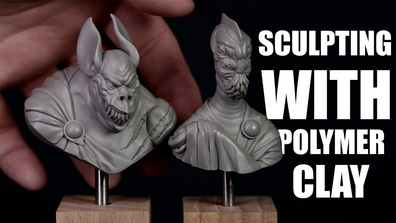 Sculpting with POLYMER CLAY. How I create my CHARACTERS. NOT A TUTORIAL