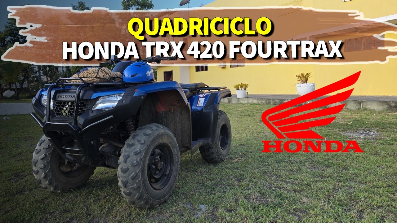 QUADRICICLO FOURTRAX EM DETALHES