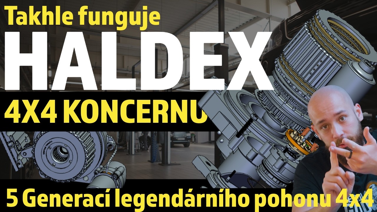 Jak funguje Haldex - 5 generací pohonu 4X4 / AWD všech Škodovek a Volkskwagenů