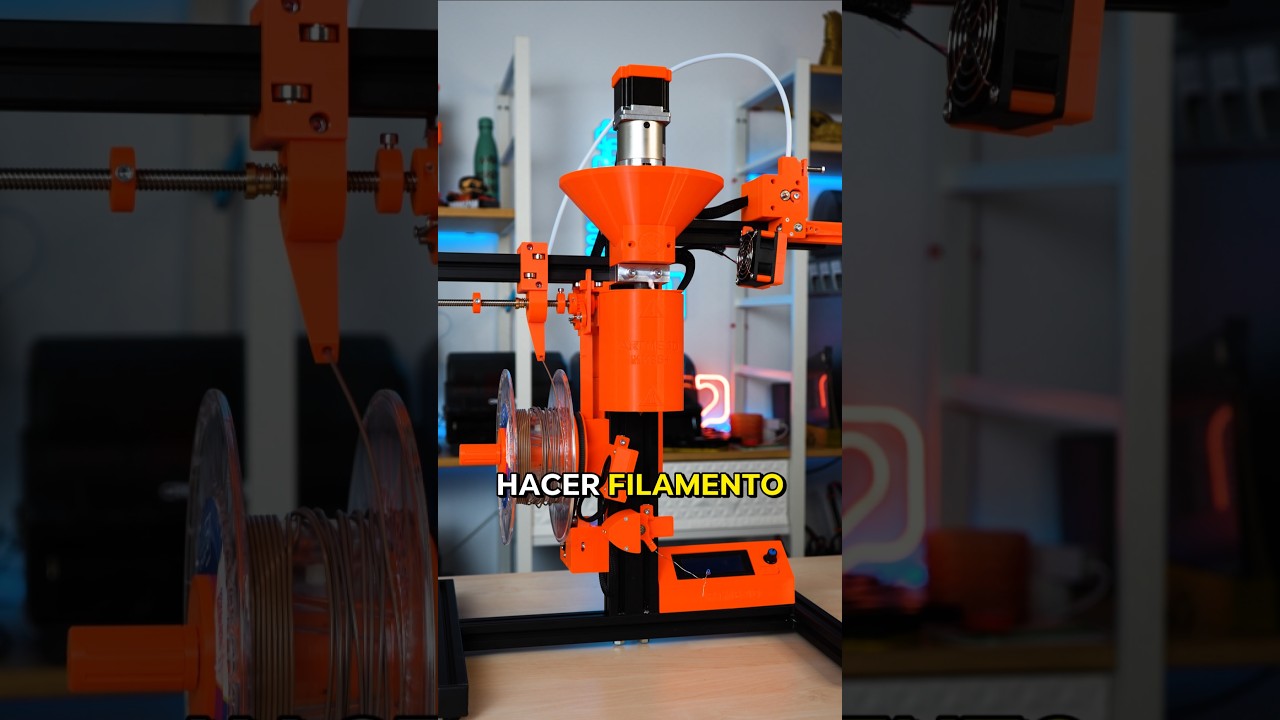 HAZ FILAMENTO 3D EN CASA 😱 &iexcl;Aprende a reciclar tus piezas!