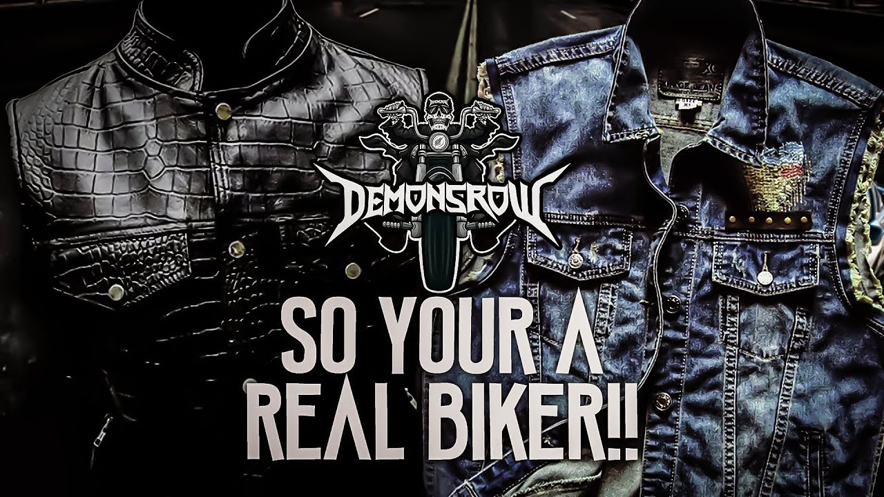 Why Do Bikers Wear Vests? Leather And Denim