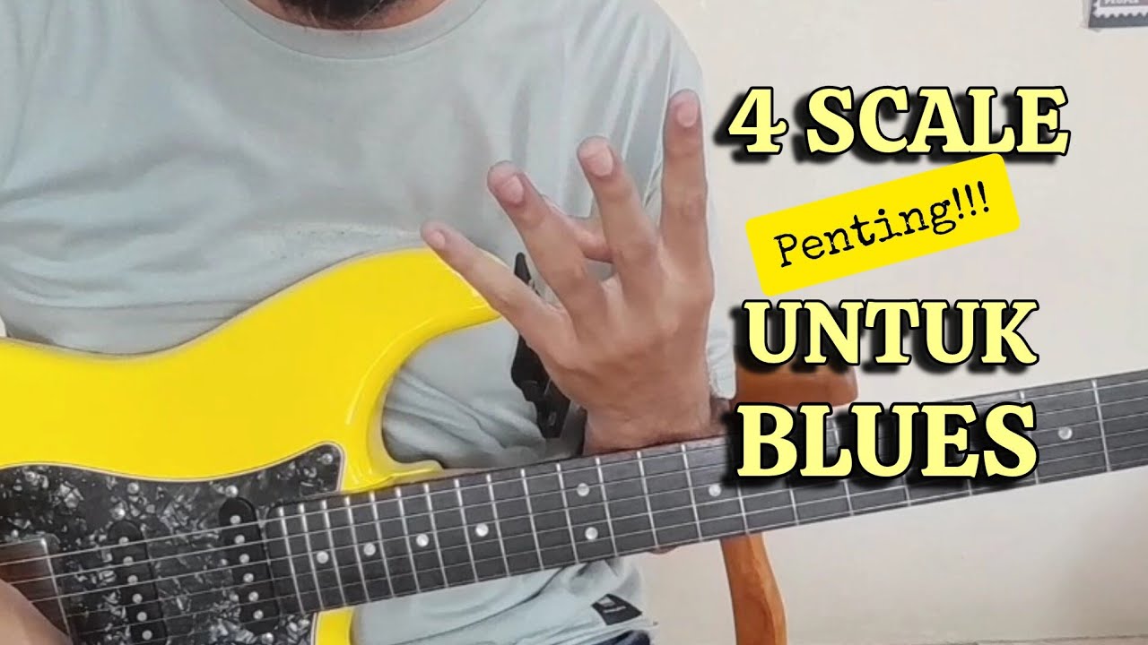 4 Scale Paling Penting Untuk Improvisasi Blues #belajargitar #tutorialgitar #guitartips 
