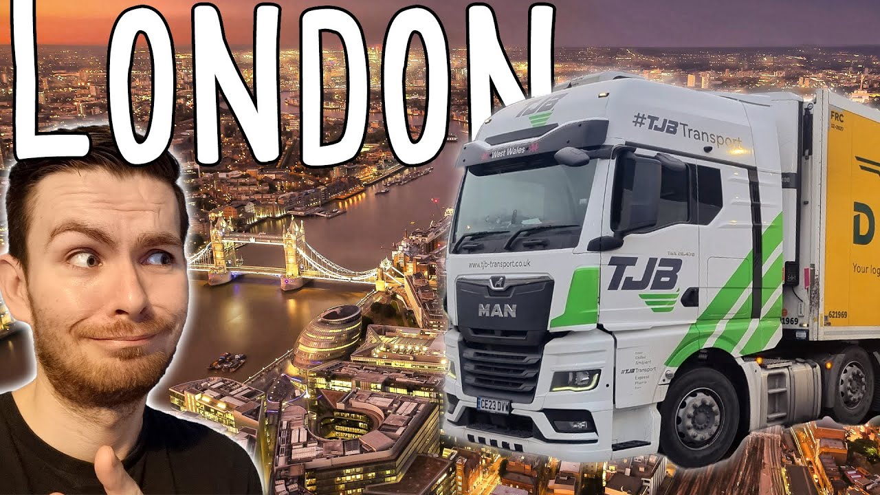 Midnight Truck Delivery To Covent Garden Market LONDON!