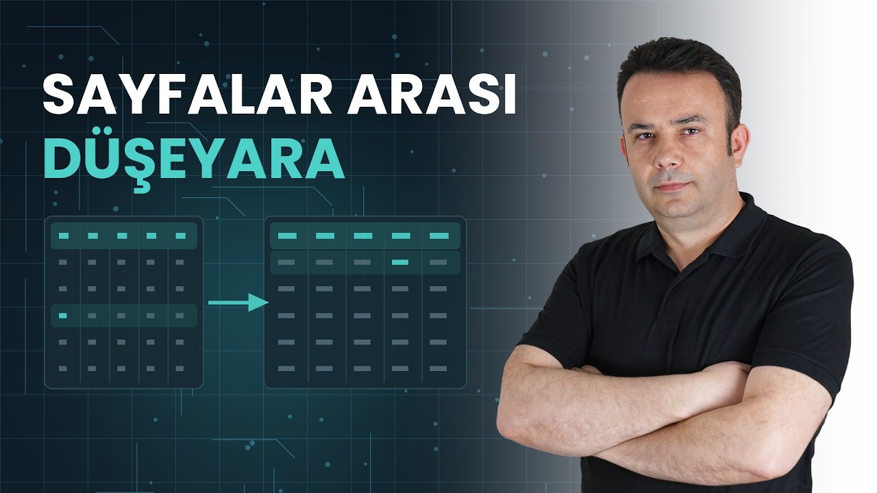 Excel’de Sayfalar Arası DÜŞEYARA – Adım Adım Rehber