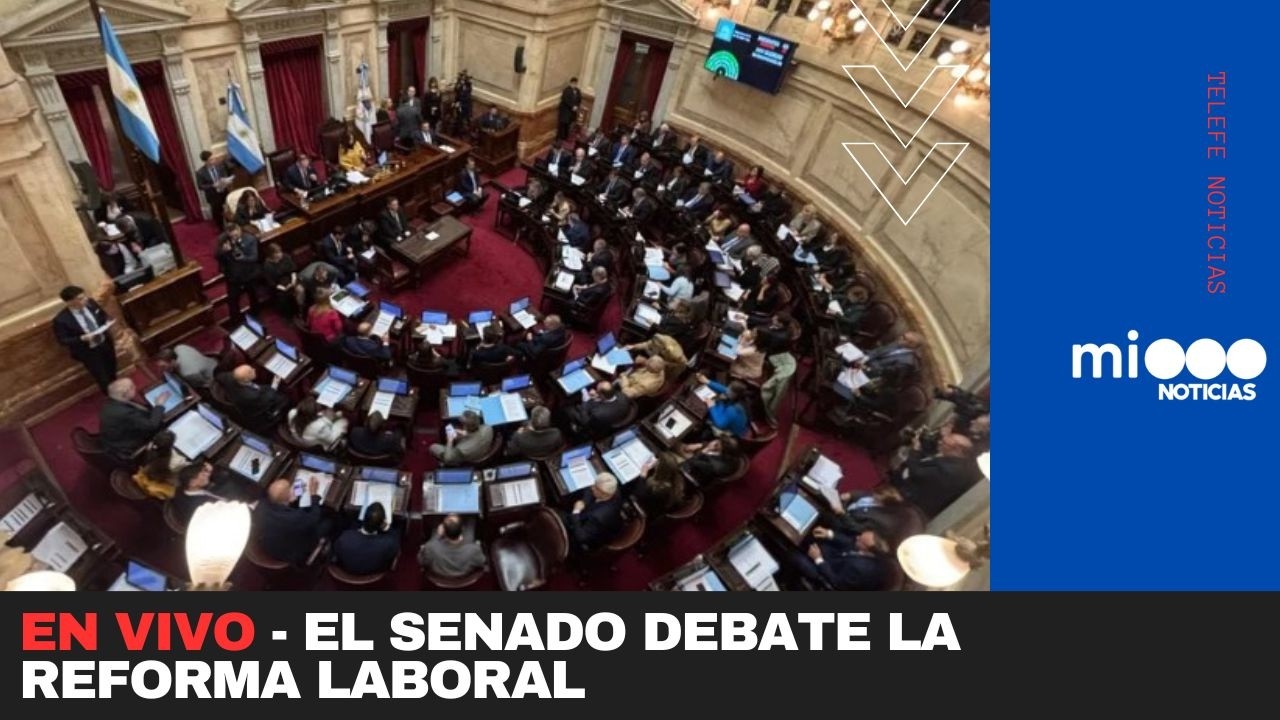 El SENADO DEBATE la REFORMA LABORAL #TelefeNoticias