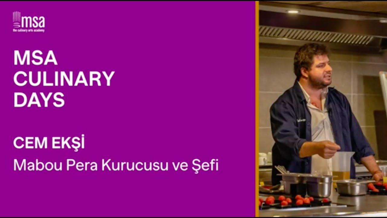 Culinary Days Aralık 2022 - Cem Ekşi / Mabou Pera Kurucusu ve Şefi