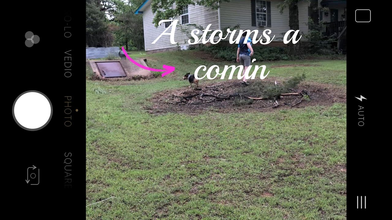 Flash Flood in the Yard & Surprise Baby Arrival!