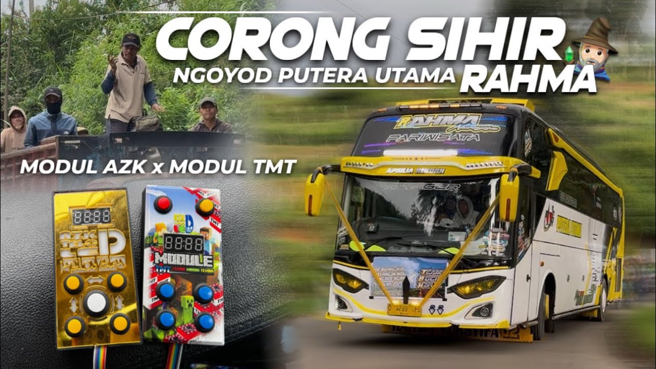 PESONA CORONG SIHIR🥵Ngoyod Bus Putera Utama “Rahma Nursyifa”, Trend 18 Corong Telolet Atas & 9 Not !