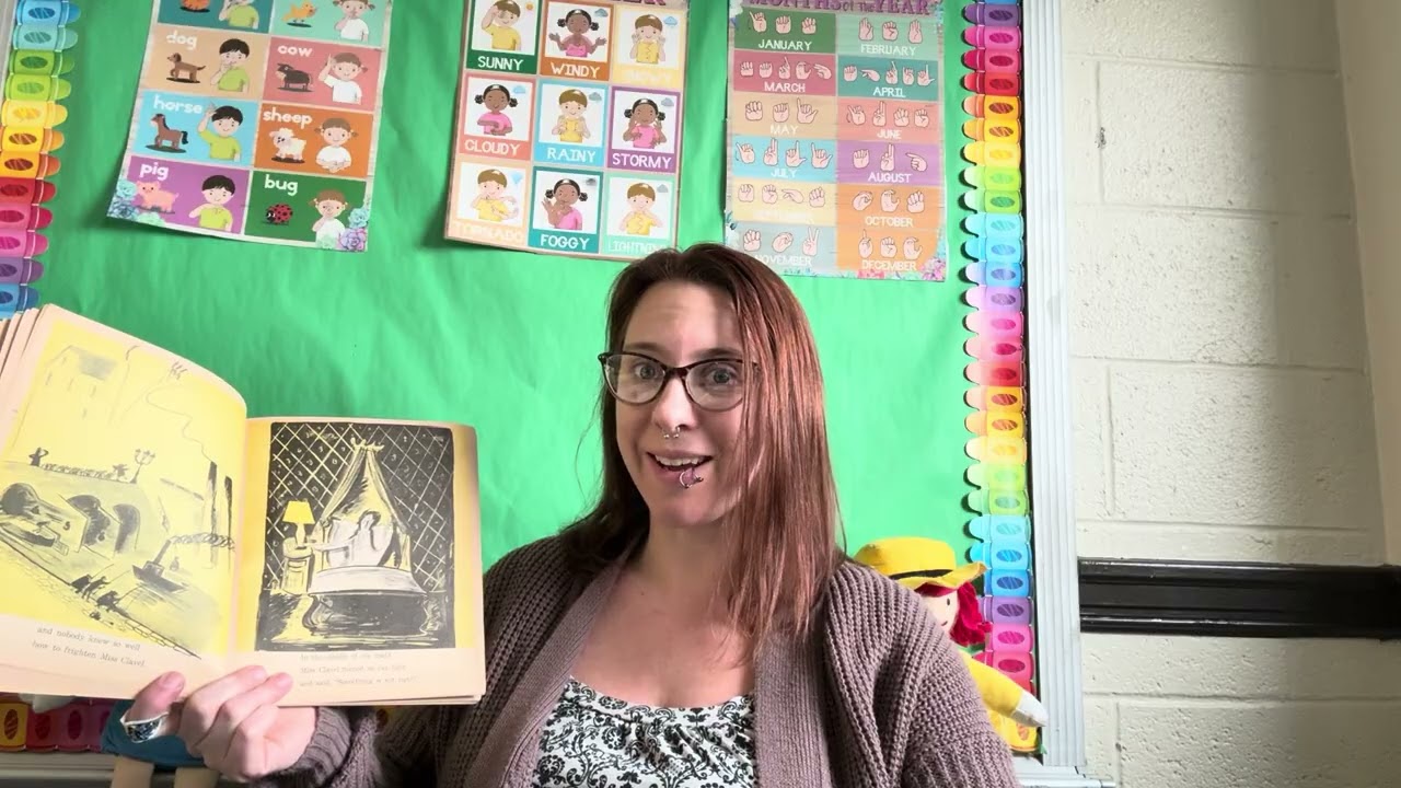 Ms. Dugon reads, 