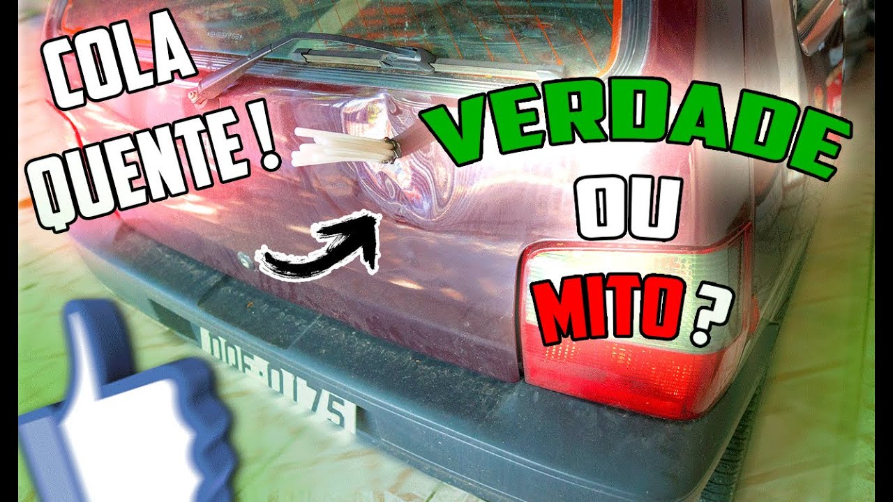 COMO REMOVER AMASSADO DA LATARIA COM COLA QUENTE