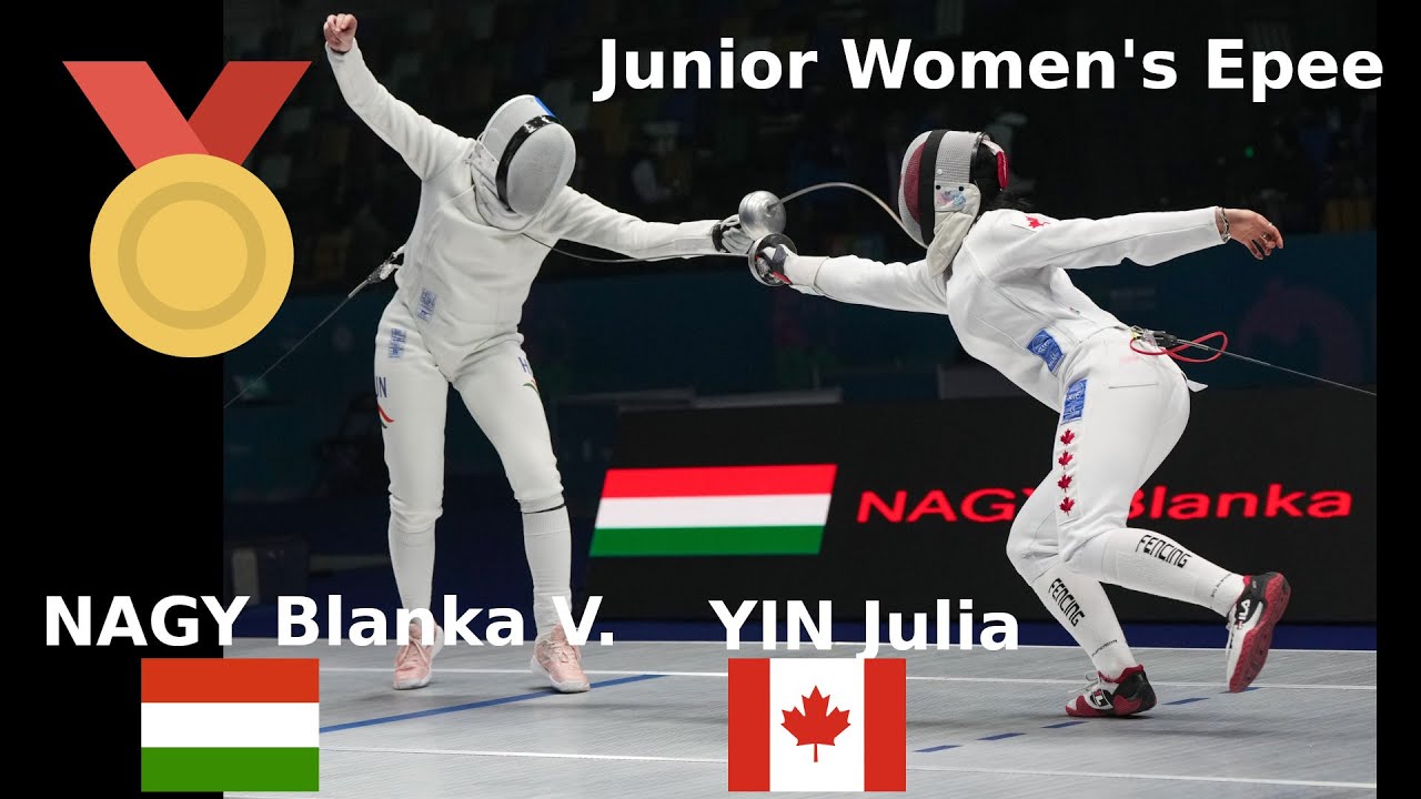 Junior Worlds 2025, Wuxi — Women's Épée — GOLD — NAGY Blanka Virag vs YIN Julia