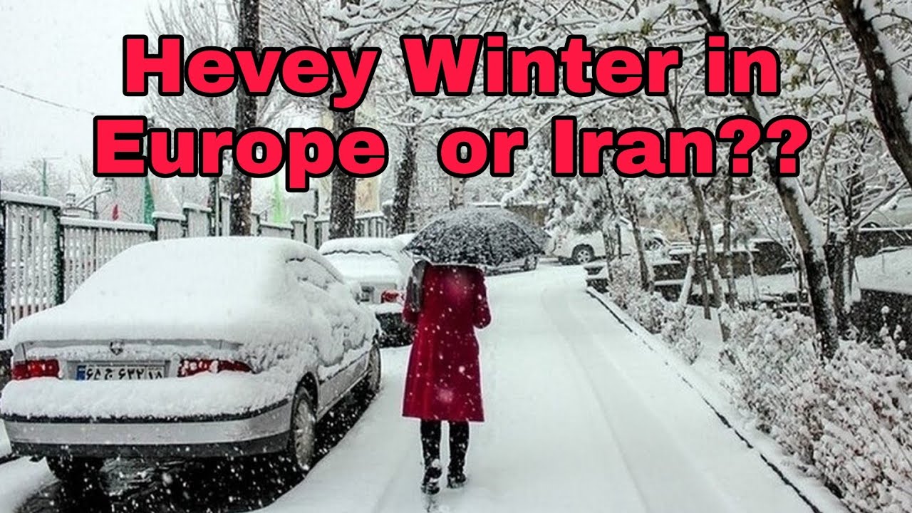 Hard Winter in Iran ,Tehran  February 2023