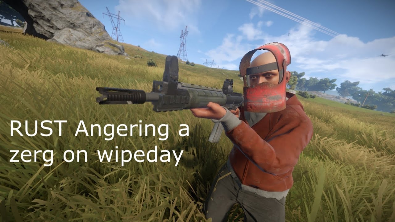 RUST ANGERING A ZERG ON WIPEDAY // RAID DEFENCE