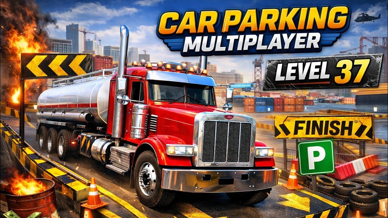 Car Parking Multiplayer Level 37 | Hard Parking Challenge Gameplay