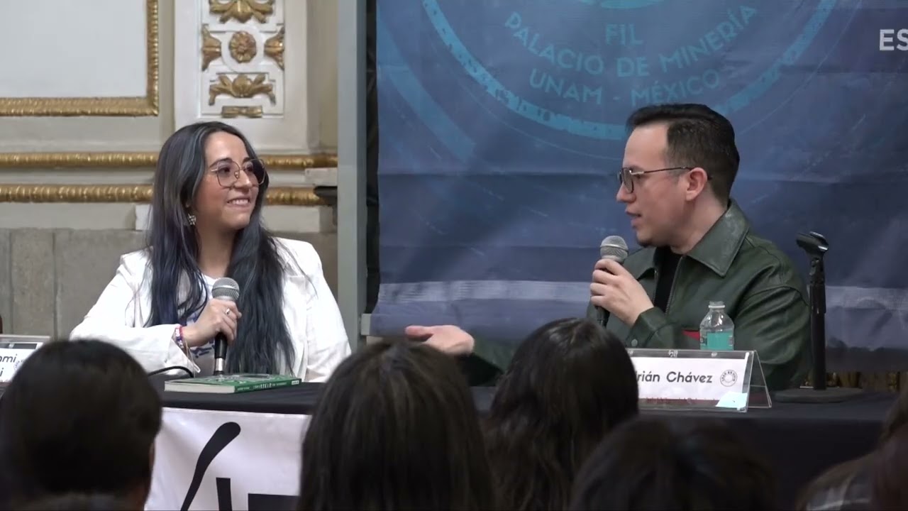 Presentación del libro Cómo mentir en internet por Adrian Chavez en FIL Minería 2026.