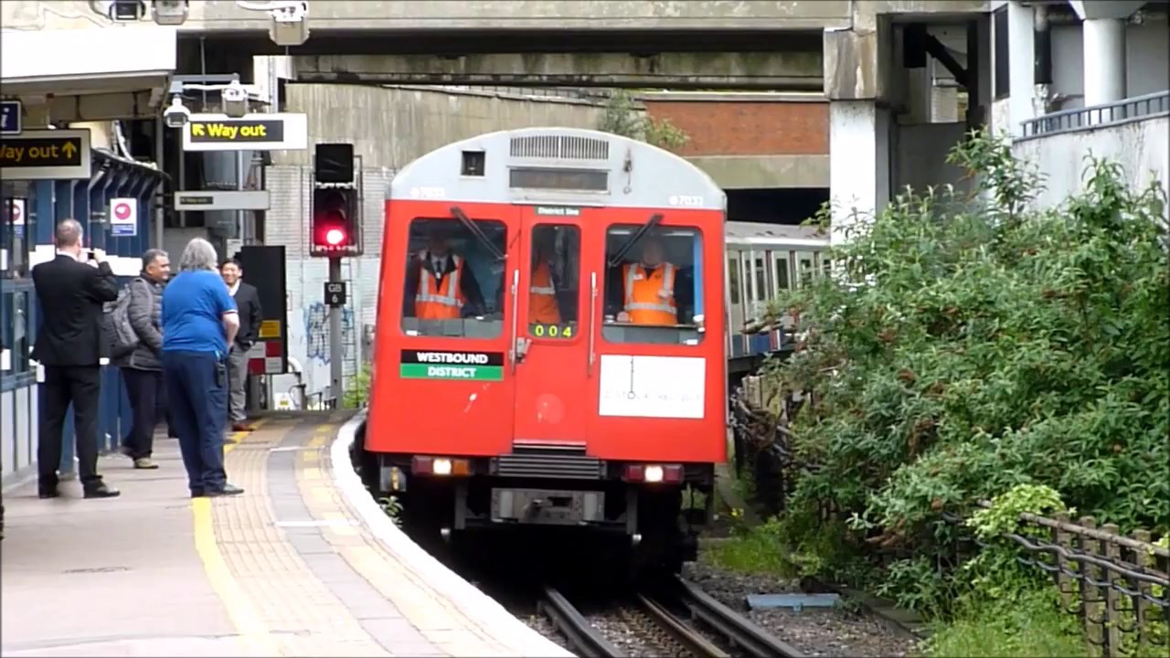 (HD) London Underground, District Line The Last 'D Stock' train, 21/04/2017.