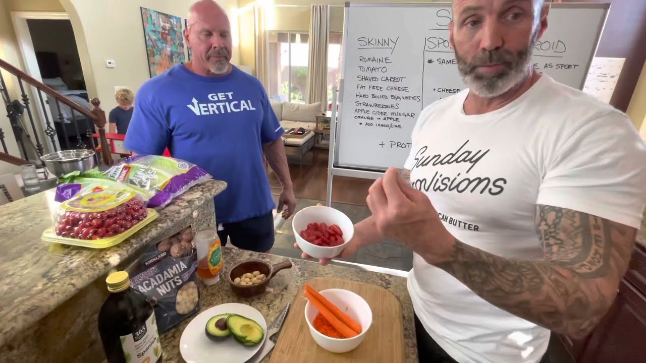 «СТЕРОИДНЫЙ САЛАТ» с шеф-поваром Гэваном Мёрфи | Rhino’s Meals in a Minute