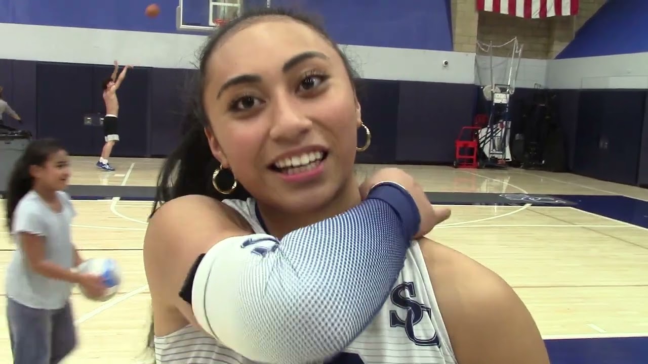 Lucky Fasavalu of Sierra Canyon Girls Volleyball on Balanced Offensive Attack in Win Over Marymount