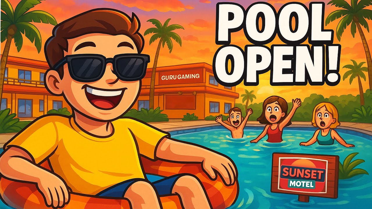 I Built a LUXURY POOL at Sunset Motel in Just Days!