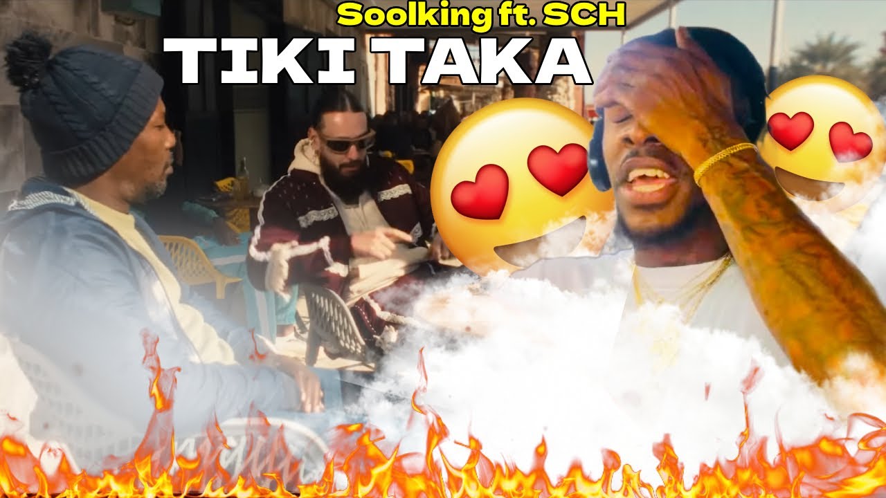 Soolking ft. SCH - Tiki Taka [Clip Officiel] American REACTION 🫶🏾🔂💥