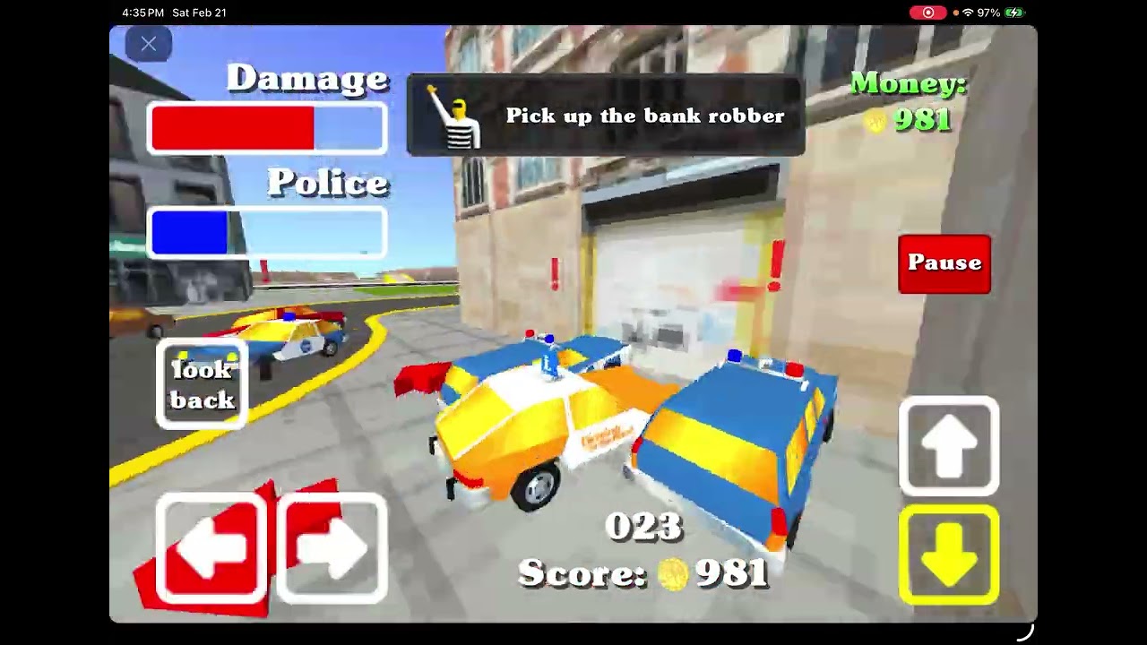 Black top police chase