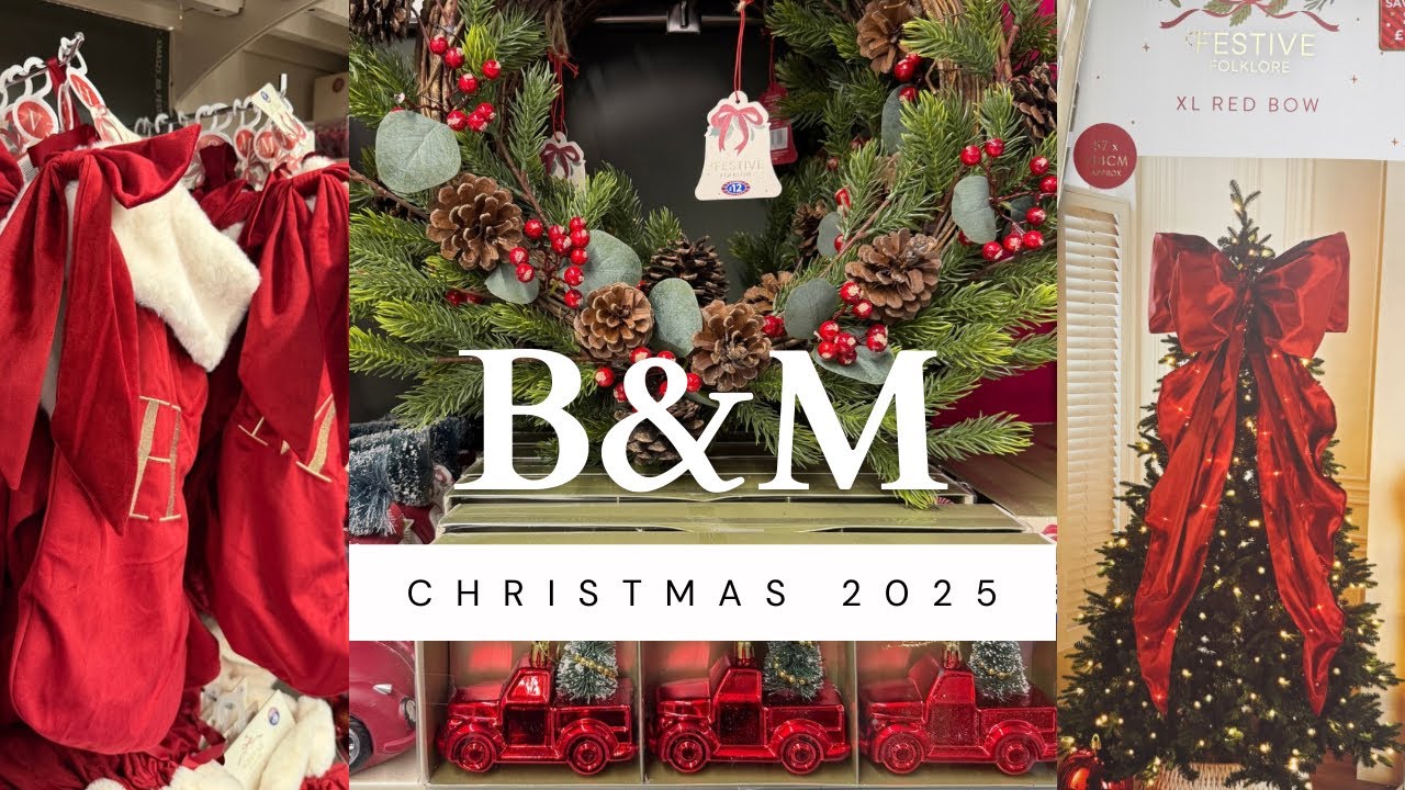 B&M CHRISTMAS 2025 ✨ | CHRISTMAS DECORATIONS & MORE