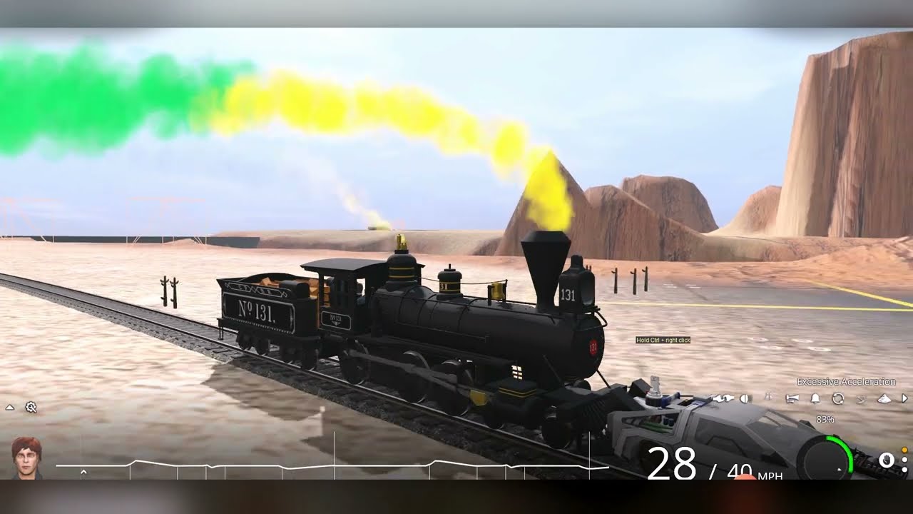 TRAINZ RAILROAD SIMULATOR-THE COLOUR SMOKE TRAINZ! - THE SMOKE THAT NEVER END! - THOMAS AND FRIENDS