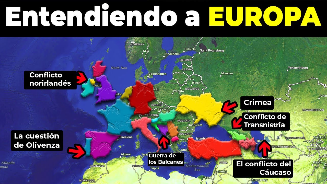 TODAS las disputas Territoriales EUROPEAS