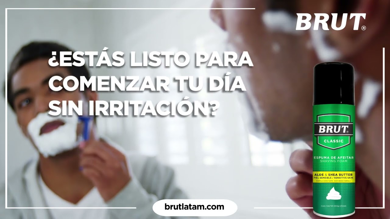 BRUT CLASSIC Espuma para afeitar para piel sensible
