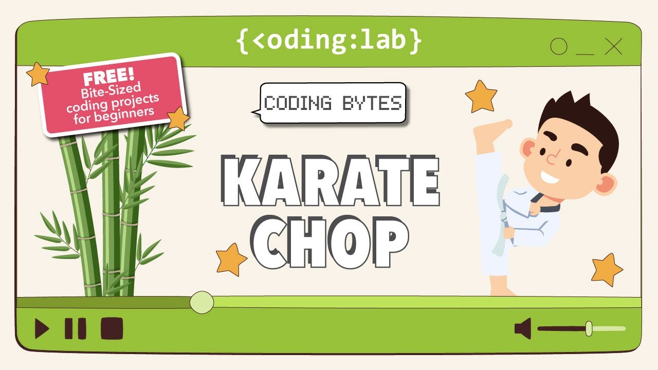 Karate Chop | Coding Bytes | Create an AR Game on Scratch [BEGINNER]
