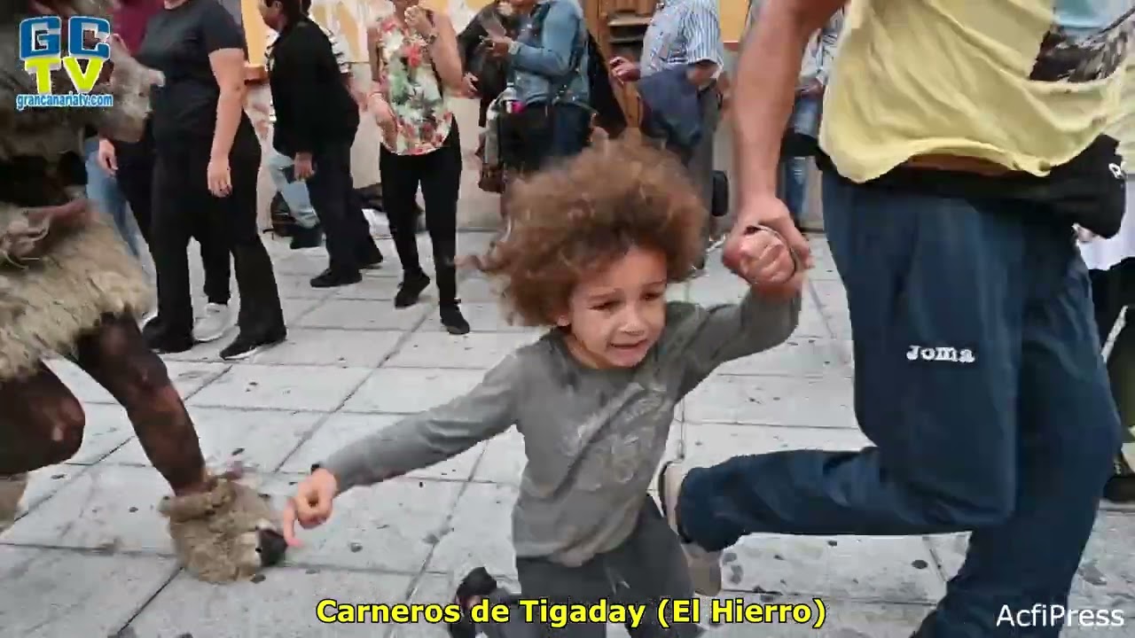 Los Carneros de Tigaday invaden las calles de El Hierro en el Carnaval